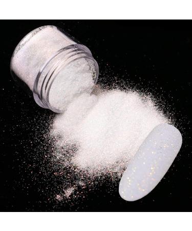 Laza Nail Glitter Powder - Shining Sugar Effect Black White Dust Sand Powder for Manicure Nail Art - Buy Online on GoSupps.com