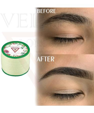 Velvet London Cotton Eyebrow Threading Thread Antiseptic and chemical free Eyebrow Threading Thread for sensitive skin to remove hair from upper lip chin and forehead (8pk) - Buy Online on GoSupps.com