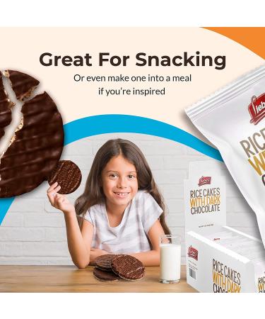 LIEBERS Dark Chocolate Rice Cakes - Snack Pack Gift Pack - 24 Cakes - Kosher Dairy & Gluten Free - Buy Online on GoSupps.com