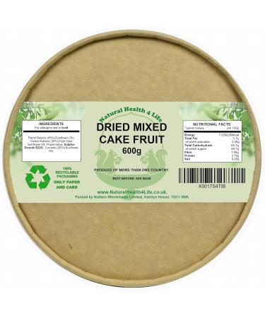 Natural Health 4 Life Mixed Cake Fruit 600g (Jumbo Raisins Golden Raisins Currants) - Buy Online on GoSupps.com