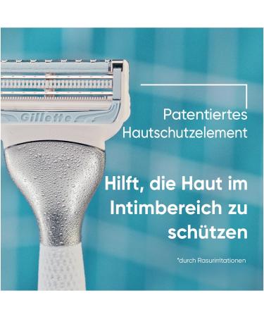 Gillette Venus Intimate Razor & 8 Replacement Blades - Smooth Gentle Shaving - International Shipping - Buy Online on GoSupps.com
