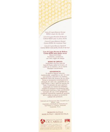  Cera di Cupra Cera di Cupra Beauty Recipe rose-colored for dry skin nourishing and protective with virgin beeswax anti-aging effect - 75 ml - Buy Online on GoSupps.com
