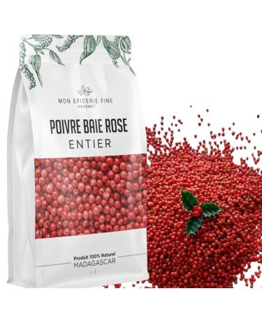 Pepper berry PINK from Madagascar Gourmet Selection recyclable zip bag made in Europe/Porduit 100% natural