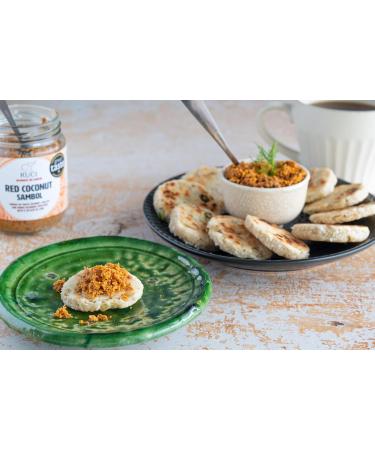 Sri Lankan Red Coconut Sambol from RUCI Taste of Sri Lanka a grand prize of taste shredded coconut with onions dried red chillies and lime - Buy Online on GoSupps.com