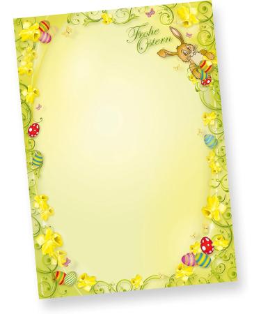 Buy Easter Stationery with Rabbit - 250 Pieces DIN A4 - International Shipping Available - Buy Online on GoSupps.com