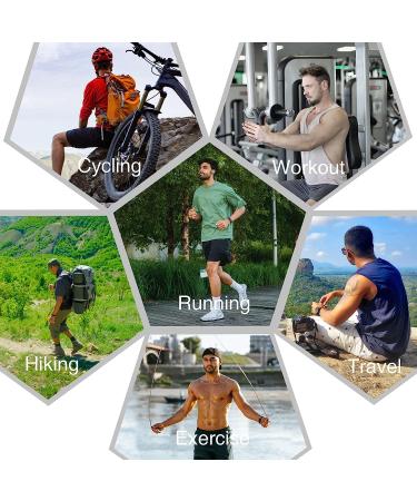 APTYID Men's Ankle Athletic Running Socks (6 Pack) Dark Grey - Size 9-12 - Buy Online on GoSupps.com