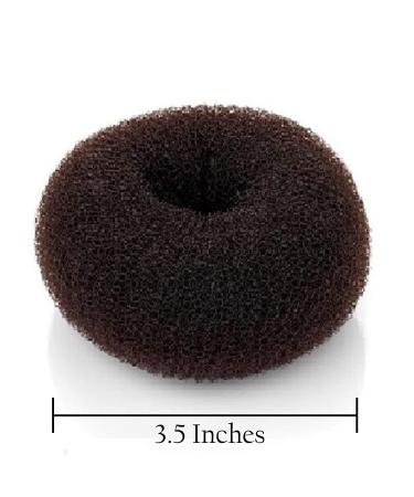 Beaute Galleria Large Brown Hair Donut Bun Maker Ring - Mesh Chignon Ballet Sock Bun - Pack of 1 - Buy Online on GoSupps.com