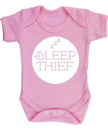 Hippowarehouse Sleep theif baby vest bodysuit (short sleeve) boys girls