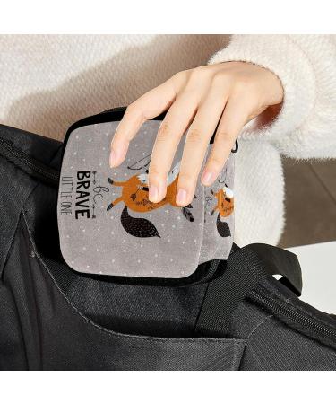 GIAPB Period Bag Brave Fox Color2037 - Sanitary Napkin Storage & Makeup Pouch - Buy Online on GoSupps.com