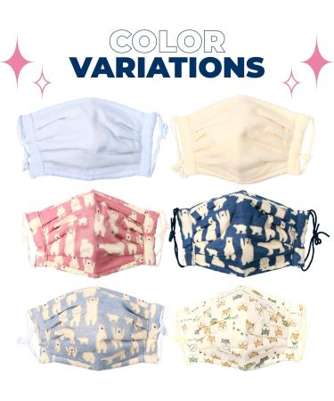 Imabari Towel Moisturizing Cloth Mask for Sleep - Large Size 100% Washable & Reusable Cotton Made in Japan (Ivory) | International Shipping Available - Buy Online on GoSupps.com