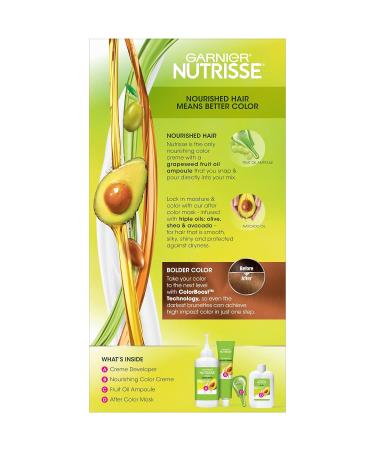 Garnier Nutrisse Ultra Color B3 Golden Brown Hair Dye - Spiced Rum | Permanent Nourishing Creme | 1 Count - Buy Online on GoSupps.com