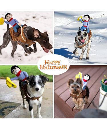 Delifur Cowboy Rider Style Dog Costume - Large | Pet Suit Costume for Dogs - Buy Online on GoSupps.com