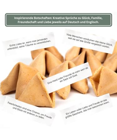 Buy Lucky Treat Eucalyptus Cookies - 12 Piece Box with Loving Messages | Perfect for Weddings & Baptisms | Made in Germany | International Shipping Available - Buy Online on GoSupps.com