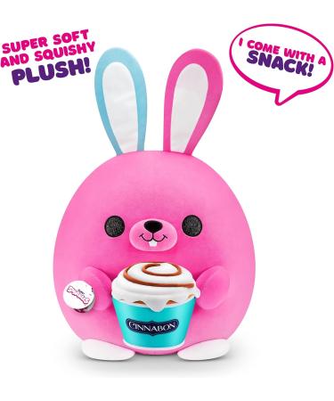 Bunny Surprise Medium Plush - Snackles Series 1 | Ultra Soft & Cuddly 35 cm Squishy Comfort Toy with Snack Brand Accessory | Ages 3 - Buy Online on GoSupps.com