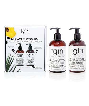 Miracle RepaiRx Shampoo & Conditioner Duo - Repair & Strengthen Damaged Hair - Thank God It's Natural - Buy Online on GoSupps.com