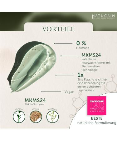 Buy NATUCAIN Hair Serum - Test Winner for Hair Loss Relief | Activated Growth Hormone-Free | 200ml Made in Germany | Fast International Shipping - Buy Online on GoSupps.com