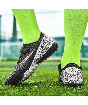 Buy KUUK Soccer Shoes for Kids - Black AG TF Football Training Shoes for Boys and Girls | Indoor & Artificial Grass Turf - Buy Online on GoSupps.com