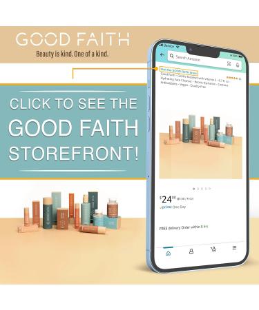 GOOD FAITH Gentle Cleanser with Vitamin E - Hydrating Face Cleanser | Antioxidant-Rich Vegan & Cruelty-Free - 6.7 fl. oz - Buy Online on GoSupps.com