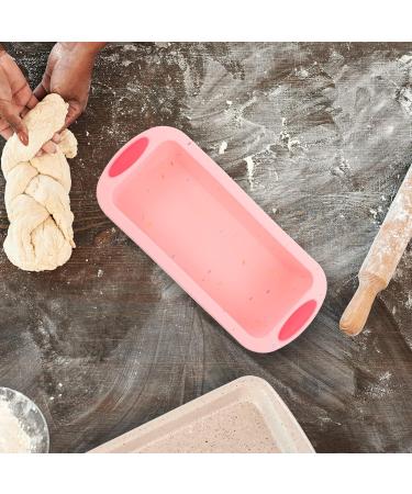 Alipis Silicone Toast Mold Silicone Molds Silicone Tray Mold Bread Toast Mold Cooking Supplies Rectangle 27X12X6.5CM Pink - Buy Online on GoSupps.com