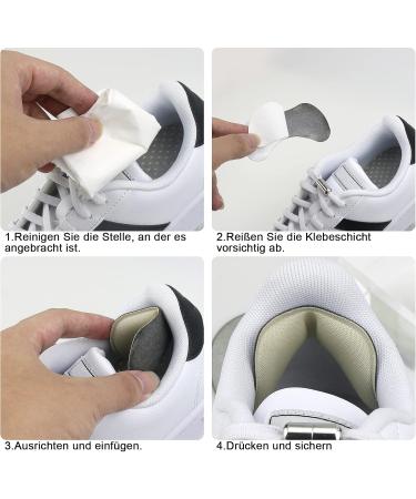 6 Pairs Heel Cushions for Loose Shoes - Anti-Slip Inserts Heel Holders & Protection in Schwarz & Grau - Buy Online on GoSupps.com