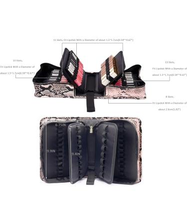 ROWNYEON Lipstick Organizer Case - Portable Holder Bag with 67 Slots - Buy Online on GoSupps.com