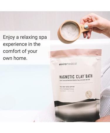 Enviromedica Magnetic Bentonite Clay Detox Bath with Himalayan Salt - 4.62lb Pack - Remove Toxins for Whole Body Health & Beauty - Buy Online on GoSupps.com