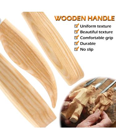 6PCS Professional Wood Whittling Kit - High Performance Stainless Steel Tools for Beginner Carving - Adults and Kids Wood Carving Set - Buy Online on GoSupps.com