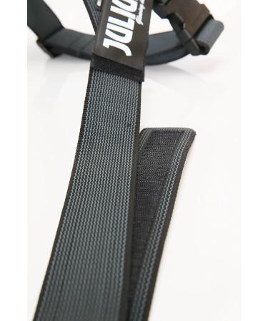 Julius-K9 Belt Harness M/0 Black-Grey | Durable Comfortable Dog Harness for All Breeds | International Shipping Available - Buy Online on GoSupps.com