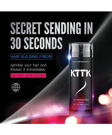 KTTK Hair Building Thickening Powder Fibers - Light Blonde - 0.99oz | Scalp Dye Concealer for Thinning Hair | Bald Spot Cover Up for Men and Women - Buy Online on GoSupps.com
