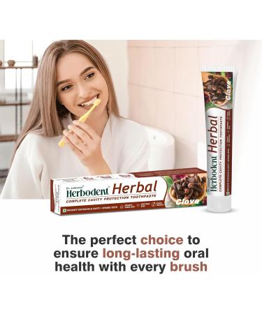Herbodent Herbal Clove Toothpaste - 6.53 oz Pack of 1 | Natural Herbs - Clove Babool Bakul and More | Daily use Toothpaste 6.53 Ounce (Pack of 1) - Buy Online on GoSupps.com