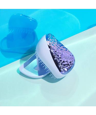 Tangle Teezer Compact Styler Hairbrush - Gem Rocks Off White | Ideal for Wet & Dry Hair | Perfect for Travel & On-the-Go - Buy Online on GoSupps.com