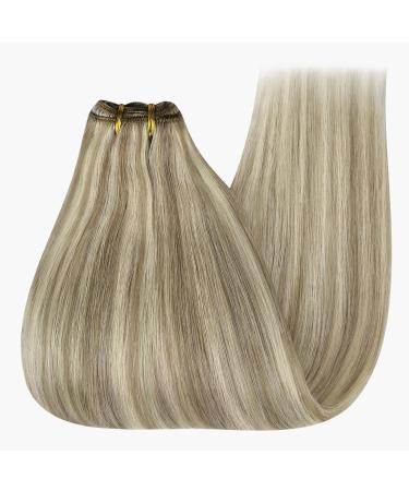 Youngsee Real Hair Tressen Extensions - 50cm Blond & Brown Weaving Hair Extensions 100g #p8a/60 - Premium Quality - Buy Online on GoSupps.com
