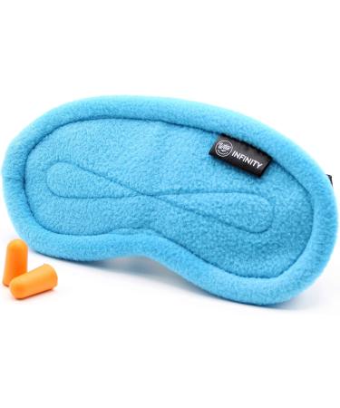 Wild Essentials Infinity Fleece Luxury Sleep Mask in Breezy Blue - Relax in Style - Buy Online on GoSupps.com