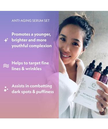 Eve Hansen Facial Serum Set - Vitamin C Hyaluronic Acid & Retinol Serums | Hydrating & Anti-Aging | 3x1 oz | International Shipping - Buy Online on GoSupps.com