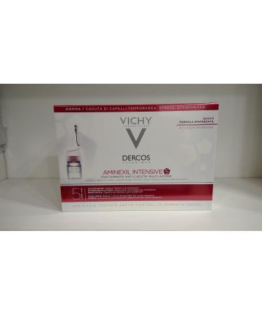 Vichy Dercos aminexil intensive 5 Traitement Anti-Chute Femme 21 ampoules