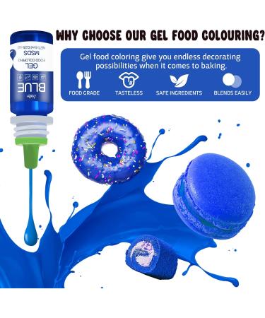 Colorant Alimentaire Gel - 100ml Colorant Alimentaire Sans Go t pour G teaux Cuisson Fondant Macarons - Gel Food Colouring Vibrant pour D coration de G teau Gla age P tisserie Artisanat (Blanc) Blanc 100 ml (Lot de 1) - Buy Online on GoSupps.com
