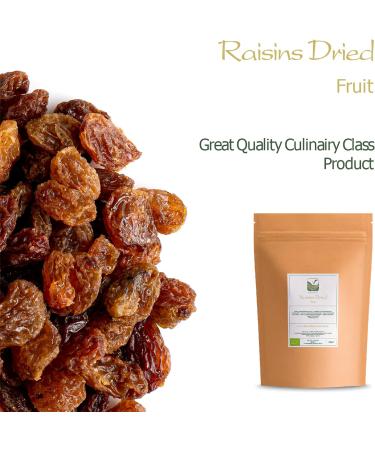Sultana Raisins Organic Dried From Mediterranean - Whole Sweet - Buy Online on GoSupps.com