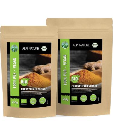 Hot Curry Powder 250g by Alpi Nature Premium Quality Indian Spice Blend Mild Curry Powder Indian Spices - Buy Online on GoSupps.com