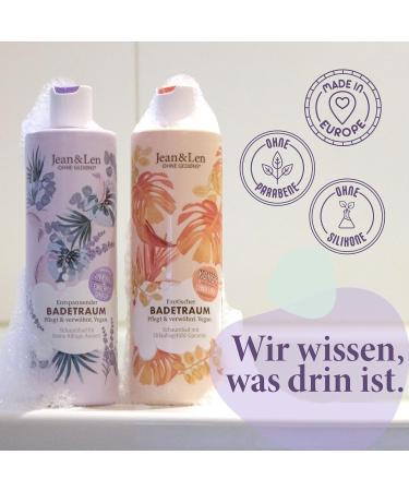 Jean & Len Relaxing Bathing Dream Eucalyptus & Lavender Foam - Vegan Paraben-Free Bathing Additive (400 ml) - Buy Online on GoSupps.com