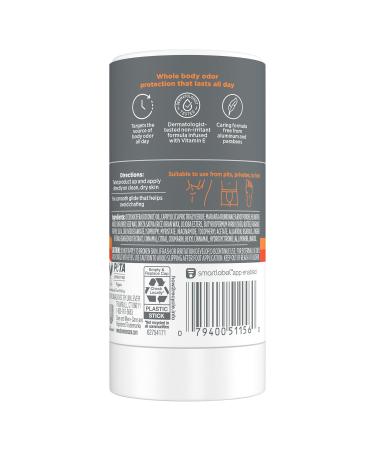 Dove Men+Care Whole Body Deo Aluminum-Free Deodorant Stick Shea Butter + Cedar from Pits Privates to Feet with Vitamin E 2.6 oz - Buy Online on GoSupps.com