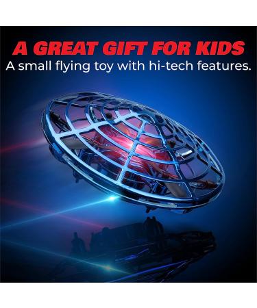 Force1 Scoot Hand Operated Drone - Hands Free Motion Sensor Mini UFO Toy for Kids and Adults - Easy Indoor Flying Ball Drone for Boys and Girls (Blue) - Buy Online on GoSupps.com