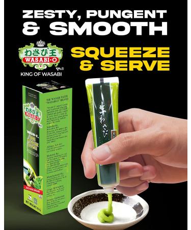 Wasabi-O Premium Wasabi Paste in Tube 1.52oz - Authentic Japanese Flavor - Pack of 1 - Buy Online on GoSupps.com