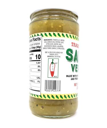Trader Joe's Salsa Verde 12 fl.oz 2 Pack - 24 Ounces Total - Buy Online on GoSupps.com