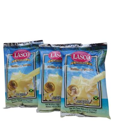 Lasco Jamaica Vanilla Food Drink - 120g (3-Pack Vanilla Flavour)