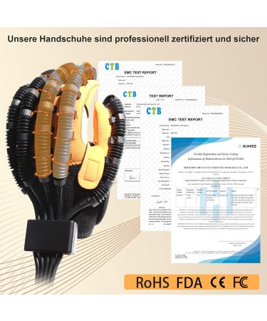 EMFOCU Updated Finger Robot Gloves, Hemiplegia Hand Therapy Equipment, Stroke Hand and Finger Training, Hand and Finger Function Rehabilitation Gloves Left Large - Buy Online on GoSupps.com