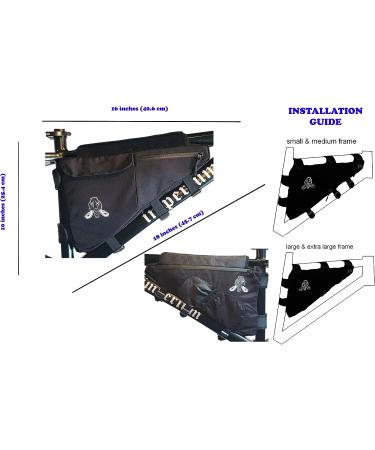 RNS Triangle Bike Frame Bag for Small, Medium, Large MTB & Road Bikes | Cycling Accessories for Bikepacking - Buy Online on GoSupps.com