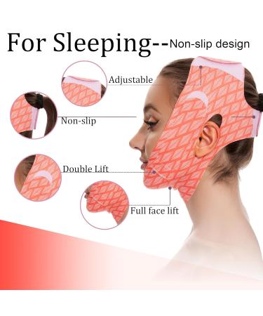 V Line Mask | Double Chin Reducer & Chin Strap Eliminator | Achieve a Slim V-Shaped Face While Sleeping | Jaw Exerciser for Women - Buy Online on GoSupps.com