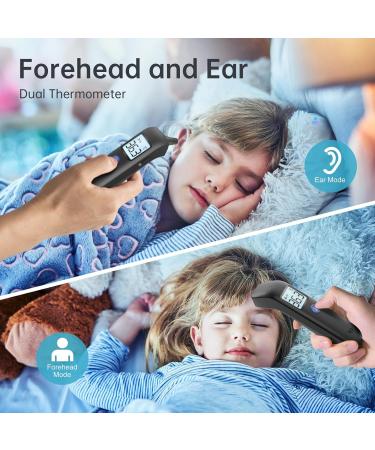 Buy Contactless Infrared Thermometers for All Ages - 2-in-1 Ear & Forehead Thermometer | Easy to Use & Accurate - Buy Online on GoSupps.com