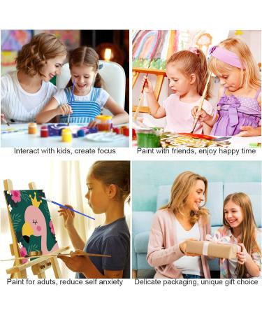 CEUHROG 6 Pack DIY Kids Paint-by-Number Kit | Easy Acrylic & Watercolor Painting Set for Beginners | Creative Arts & Crafts for Children - Buy Online on GoSupps.com