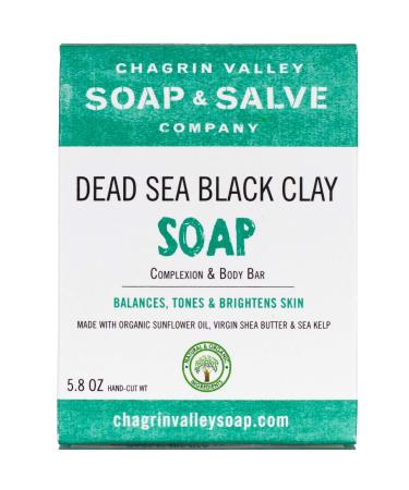 Chagrin Valley Soap & Salve Organic Natural Soap Bar - Dead Sea Black Clay (1)